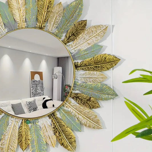 Timeless Elegance Round Wall Mirror